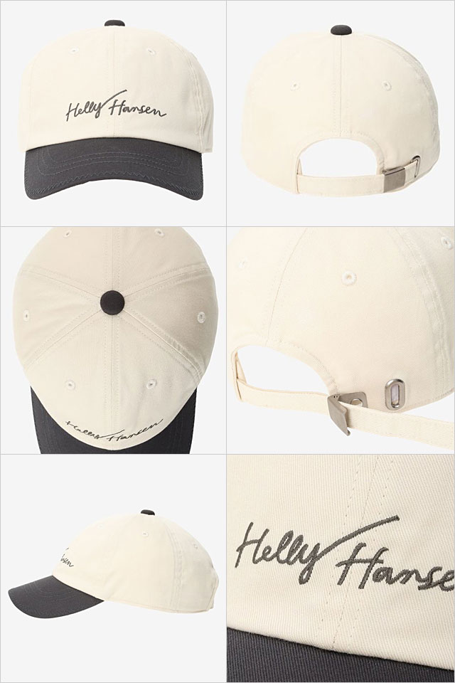 【10/25限定 最大P29倍】ヘリーハンセン HELLY HANSEN ロゴ セイル キャップ [HC92430 FW26] Logo Sail Cap メンズ・レディース ユニセックス 帽子 アウトドア カジュアル UV対策 ホワイト系 アイボリー/ブラックグレー 正規取扱店 mischief-10107169 mischief シューズ&アパレル サンプル画像3