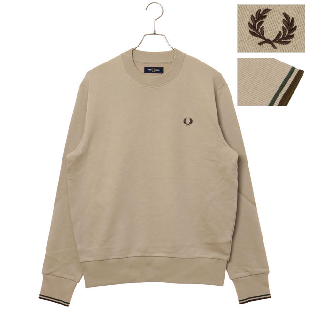 楽天市場】FREDPERRY（カラーベージュ）（スウェット・トレーナー