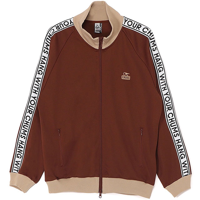 フレッドペリー　トラックジャケット　ブラウン フレッドペリー トラックジャケット ブラウン 茶色 クリーム ロゴ FRED