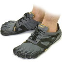 Vibram FiveFingers ビブラムファイブフィンガーズ メンズ KSO EVO Grey/Black ビブラム ファイブフィンガーズ 5本指シューズ ベアフット靴 (15M070140)【コンビニ受取対応商品】
