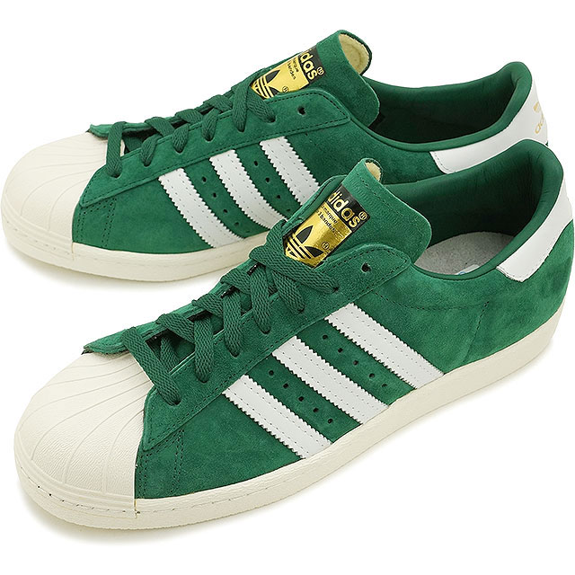 adidas superstar suede green