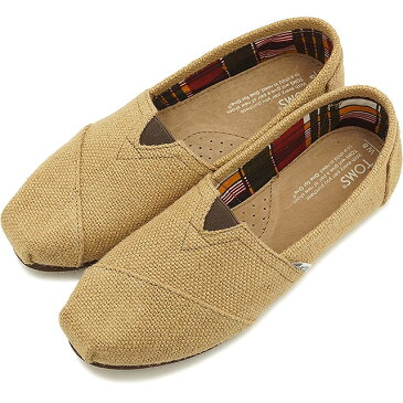 【在庫限り】TOMS トムスシューズ レディース スリッポン WOMENS-ORIGINAL CLASSICS オリジナル クラシックス Burlap 靴 （001004B07 SS15）【ts】【コンビニ受取対応商品】