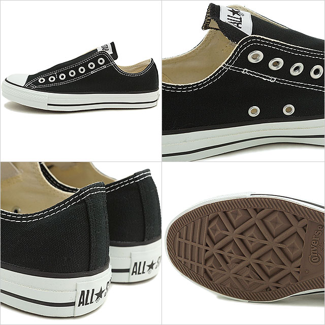 【8/5限定！楽天カードで最大24倍】コンバース オールスター スリップ 3 ローカット CONVERSE ALL STAR SLIP III OX ブラック 靴 [32163791]【e】