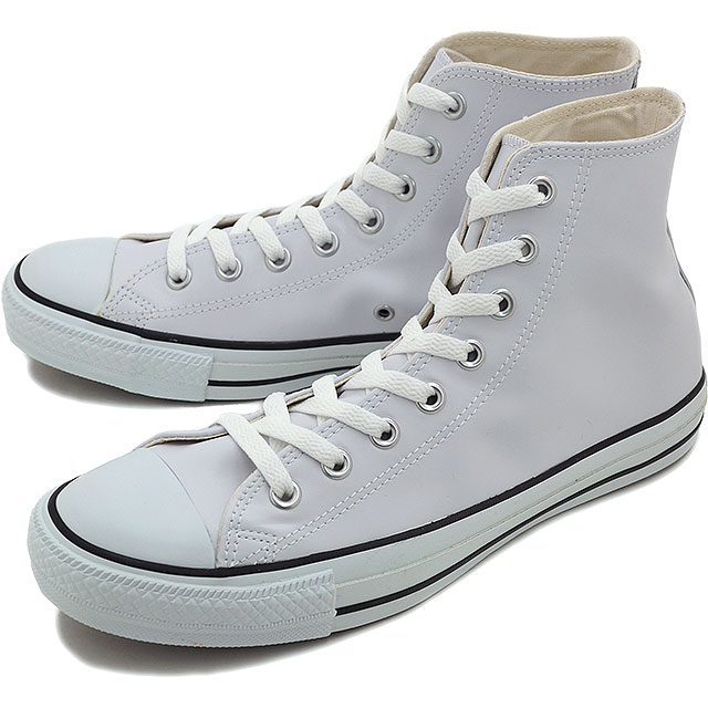 【8/19限定！楽天カードで15倍】コンバース レザー オールスター ハイカット CONVERSE LEA ALL STAR HI ホワイト 靴 [32044990]【e】