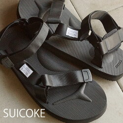 suicokeスイコックメンズレディースストラップサンダルSUICOKEDEPABLACK(OG-022SS16)