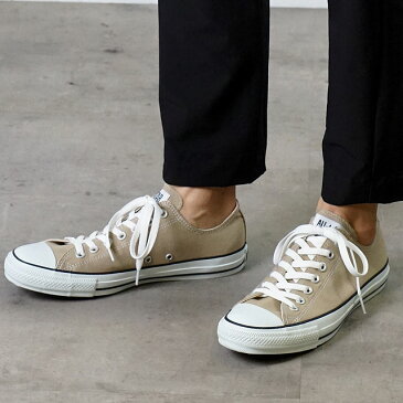 【楽天カードで8倍】CONVERSE コンバース スニーカー 靴 メンズ・レディース ALL STAR COLORS OX オールスター カラーズ ローカット ベージュ [32860669 1CL129]【e】