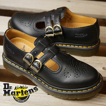 Dr.Martens ドクターマーチン ブーツ 8065 MARY JANE メリージェーン ダブルストラップ BLACK ブラック レディース 靴 [12916001 SS18]