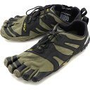 ビブラムファイブフィンガーズ Vibram FiveFingers メンズ Vトレイル2.0 M V-Trail 2.0 5本指 トレイルランニングシューズ トレラン Ivy/Black カーキ系 [19M7602 SS19]