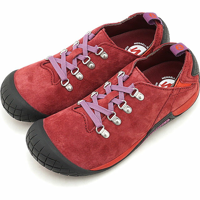 【10/3限定！楽天カードで5倍】メレル MERRELL スニーカー パスウェイ レース W PATHWAY LACE [6002302 SS20] レディース ローカット トレッキングシューズ SYRAH レッド系【e】