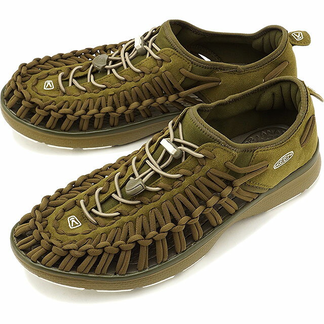 【6/1限定！楽天カードで10倍】【45％OFF／SALE】キーン KEEN スニーカー ユニーク オーツー M UNEEK O2 [1017854 FW17] メンズ スポーツサンダル キャンプ アウトドア 靴 DARK OLIVE/FIR GREEN カーキ系【ts】【e】