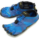 ビブラムファイブフィンガーズ Vibram FiveFingers 5本指シューズ V-ALPHA  メンズ ベアフットスニーカー 靴 Blue/Black ブルー系