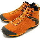 メレル MERRELL スニーカー カメレオン8 ストーム ミッド ゴアテックス M CHAMELEON 8 STORM MID GORE-TEX [J034095] メンズ アウトドア トレッキングシューズ ハイキング 靴 FLAME オレンジ系【e】