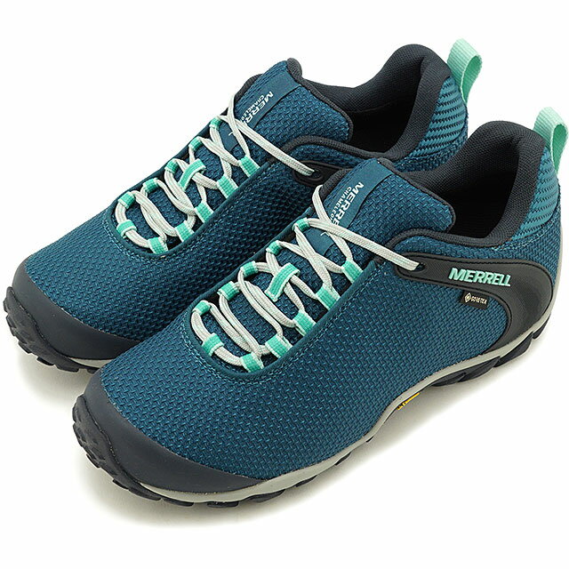 メレル MERRELL スニーカー カメレオン8 ストーム ゴアテックス W CHAMELEON 8 STORM GORE-TEX [J033608] レディース アウトドア トレッキングシューズ ハイキング 靴 DRAGONFLY グリーン系【e】