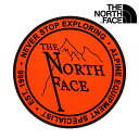 ザ・ノース・フェイス THE NORTH FACE TNFプリントステッカー TNF PRINT STICKER [NN31710 SS20] OL オールドロゴ オレンジ系【メール便可】