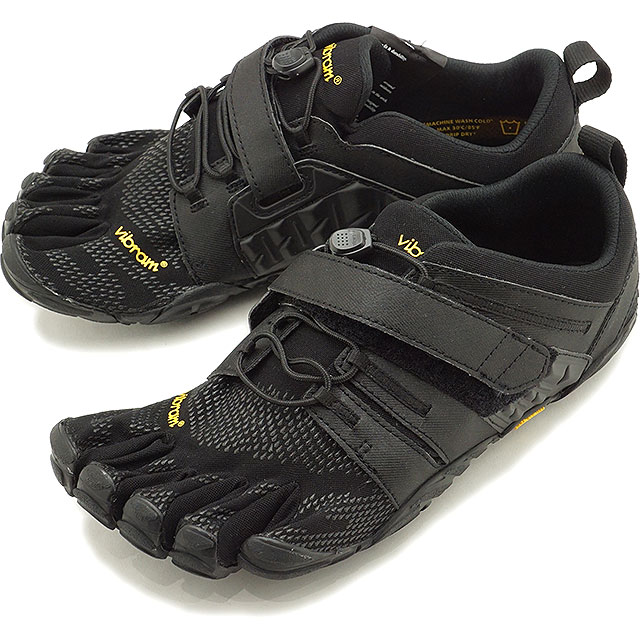 ビブラムファイブフィンガーズ Vibram FiveFingers 5本指シューズ オールラウンドモデル V-Train 2.0 M 20M7701 メンズ ジム フィットネス トレーニング ランニング スニーカー BLACK/BLACK ブラック系