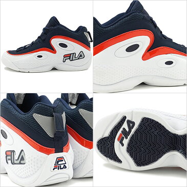 【楽天カードで8倍】【35％OFF／SALE】フィラ FILA メンズ グラントヒル 3 Grant Hill 3 スニーカー 靴 バッシュ Fila Navy/White/Fila Red ネイビー系 [F0478 SS20]【ts】【e】