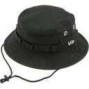 【5/5は楽天カードで4倍】NEWERA ニューエラ キャップ 帽子 ADVENTURE アドベンチャーハット ダックコットンキャンバス ブラック CAP[N0016803/11136060][NEW ERA]