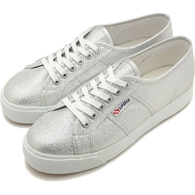 スペルガ SUPERGA レディース スニーカー ラメ プラットフォーム S2116UW-031 SS20 2730-LAME W 靴 シューズ 日本別注 Grey-Silver シルバー系