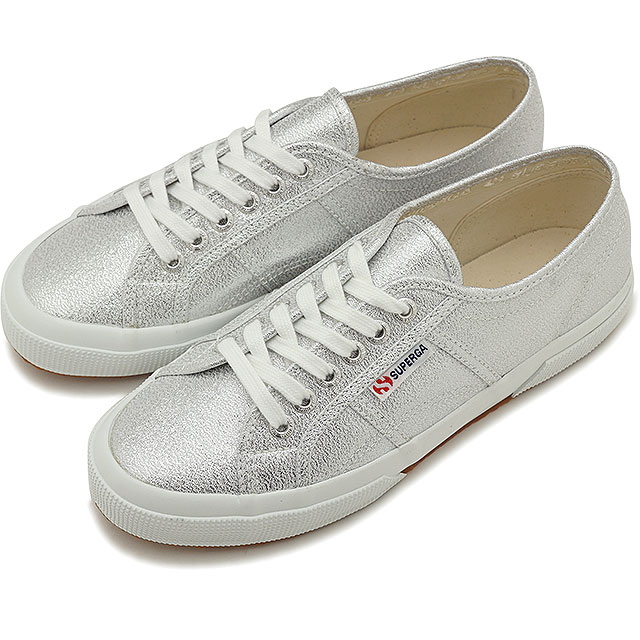 スペルガ 【5/15は楽天カード＆エントリーで最大24倍】【日本正規品】 スペルガ SUPERGA スニーカー ラメ 2750-LAMEW [S001820-031] レディース ローカット シューズ GREY シルバー系