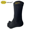 ビブラムファイブフィンガーズ Vibram FiveFingers ベアフットソックス ロング 滑り止め無し [20A2001 SS21] メンズ・レディース 日本製 5本指靴下 クルー スニーカーソックス BLACK ブラック系【メール便可】