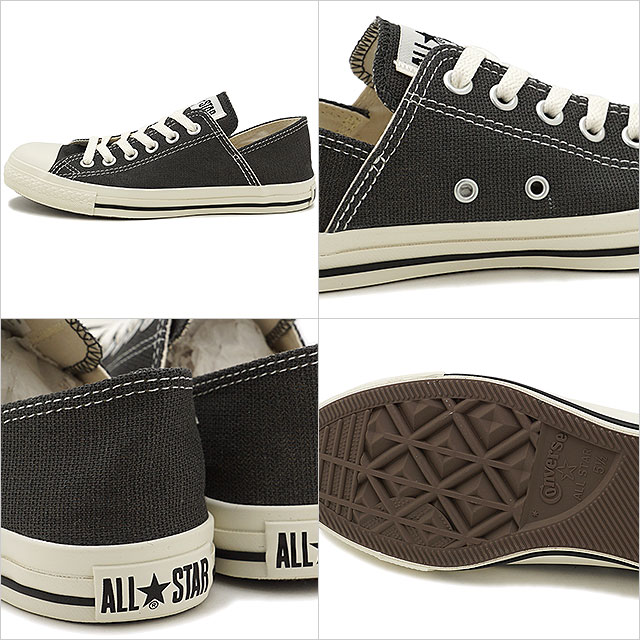 【8/5限定！楽天カードで最大15倍】コンバース CONVERSE スニーカー オールスター ヘンプ LP BB ローカット ALL STAR HEMP LP BB OX [31304261 SS21Q2] メンズ・レディース SMOKY BLACK ブラック系