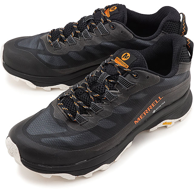 メレル MERRELL トレッキングシューズ モアブ スピード ゴアテックス M MOAB SPEED GORE-TEX [J066769 SS21] メンズ 軽量 完全防水 アウトドア スニーカー BLACK ブラック系【e】