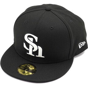 【4/25は楽天カードで最大18倍】ニューエラ NEWERA キャップ 福岡ソフトバンクホークス NPB 59FIFTY [13562222] メンズ・レディース 帽子 日本プロ野球 ブラック/ホワイト