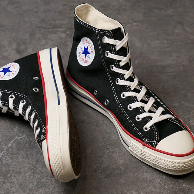 【8/5限定！楽天カードで最大15倍】コンバース CONVERSE スニーカー キャンバス オールスター J ハイカット CANVAS ALL STAR J HI [31304290 SS21Q2] メンズ・レディース 日本製 BLACK/TRICO ブラック系