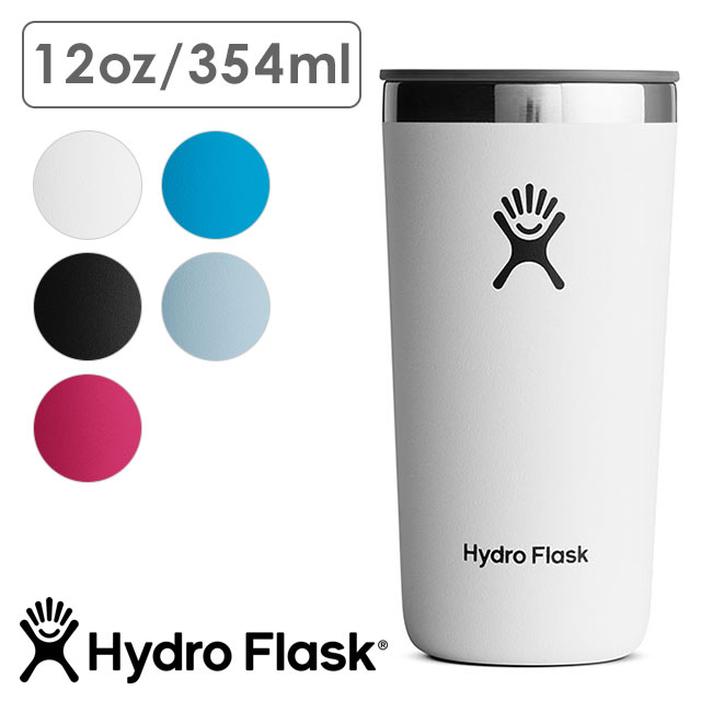 楽天mischiefハイドロフラスク Hydro Flask ドリンクウェア オールアラウンド タンブラー 354ml [89011600 SS22] DRINKWARE 12oz ALL AROUND TUMBLER ステンレスボトル 真空 保温 保冷 アウトドア オフィス ハワイ