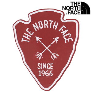 【10/2限定！楽天カードで4倍】ザ・ノースフェイス THE NORTH FACE TNF プリントステッカー [NN32229-FF SS22] TNF PRINT STICKER キャンプ アウトドア 撥水 シール 車 自転車 スノーボード ファイヤーフライ バーガンディー系【メール便可】【e】