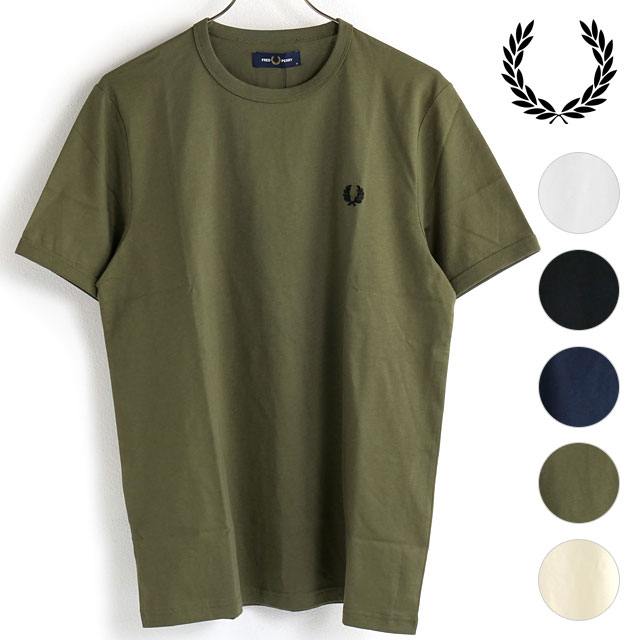 フレッドペリー Tシャツ メンズ フレッドペリー FRED PERRY リンガーTシャツ メンズ [M3519-100 SS22] RINGER T-SHIRT トップス 半袖【メール便可】