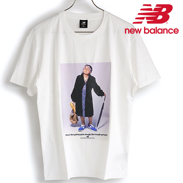 【30％OFF／SALE】ニューバランス NEWBALANCE メンズ NB Essentials グランマTシャツ [AMT21552 SS22] トップス 半袖 WT 白 ホワイト系【メール便可】【s】【e】