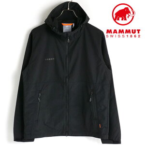 マムート MAMMUT ハイキングWBフーデットジャケットAF メンズ [1012-00391-0001 SS22] Hiking WB Hooded Jacket AF Men トップス アウター アウトドア キャンプ シェルジャケット BLACK 黒 ブラック系