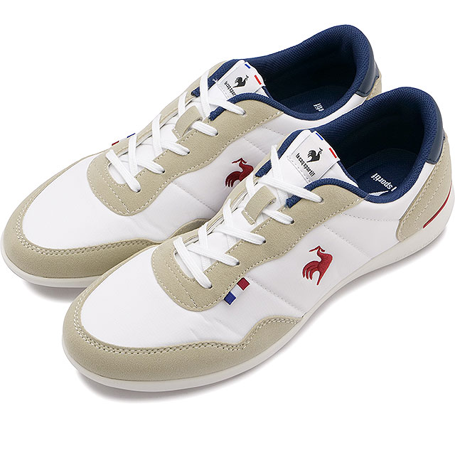 【100円クーポンあり】ルコック スポルティフ le coq sportif レディース スニーカー ラ セギュール III ワイド [QL3VJC07WN SS23] LA SEGUR III WIDE 靴 シューズ ホワイト/ネイビー/レッド