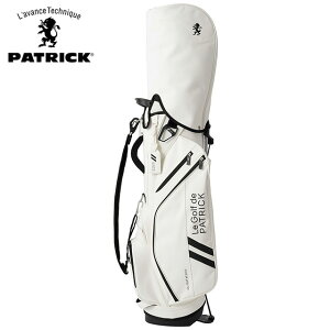 4/25ϳŷɤǺ14ܡۡǸȥ٥륫Сץ쥼ȡ ѥȥå  PATRICK GOLF ǥХå [222-610 SS23] CADDIE BAG 󥺡ǥ 9  WHT  ۥ磻ȷ