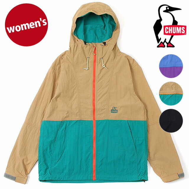 チャムス CHUMS レディース キャンプフィールドフーディー [CH14-1338 SS23] W Camp Field Hoodie アウター ジップアップパーカー ウィンドブレーカー アウトドア