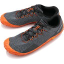 【4/20は楽天カード＆エントリーで4倍】メレル MERRELL メンズ ベイパー グローブ 6 J067667 SS23 M VAPOR GLOVE 6 靴 トレイルランニング ベアフットシューズ スニーカー キャンプ アウトドア GRANITE/TANGERINE