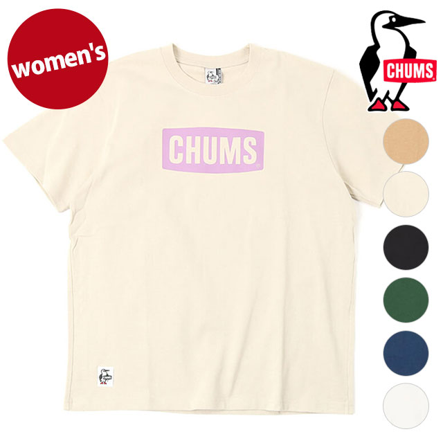 チャムス Tシャツ レディース 【300円クーポンあり】チャムス CHUMS レディース チャムスロゴTシャツ [CH11-2277 SS23] W CHUMS Logo T-Shirt トップス 半袖 アウトドア【メール便可】