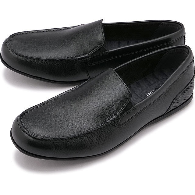 ロックポート ROCKPORT メンズ スリッポン マルコム スリップオン  Malcom Slip On レザーシューズ カジュアル靴 Black 黒 ブラック系