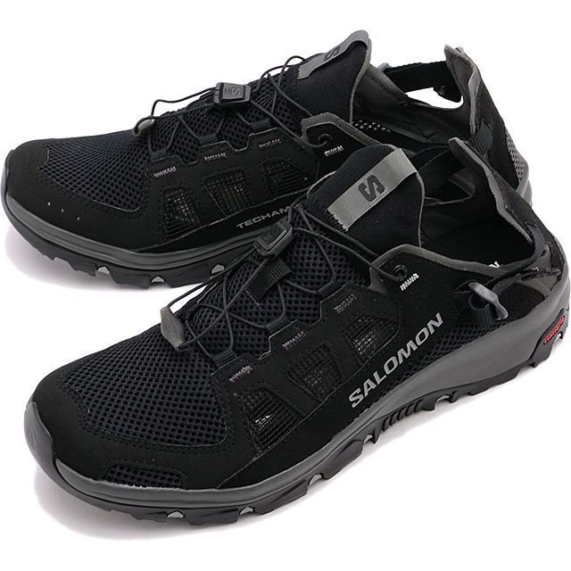 【最大100%ポイントバック】サロモン SALOMON メンズ ウォーターシューズ テックアンフィビアン5 [L47115100 FW22] M TECHAMPHIBIAN 5 スニーカー 水陸両用 BLACK/MAGNET/MONUMENT 黒 ブラック系 正規取扱店
