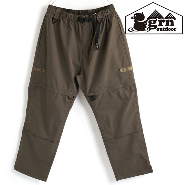 【30％OFF／SALE】ジーアールエヌ アウトドア grn outdoor メンズ アウトドアウエア ムシムシパンツ [GO3308Q SS23] MUSHI MUSHI PANTS ボトムス イージーパンツ ストレッチ素材 虫よけ加工 キャンプ バーベキュー BROWN【e】【ts】