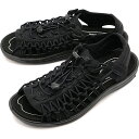  返品送料無料 キーン KEEN メンズ サンダル ユニーク ツー オーティー  M UNEEK II OT キャンプ アウトドアシューズ Black/Black