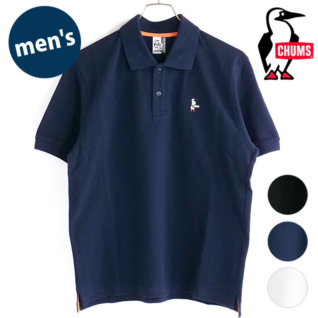 5/20ϳŷɡȥ꡼12ܡۥॹ CHUMS  ֡ӡݥ [CH02-1190 SS23] M Booby Polo Shirt ȥåץ Ⱦµ ȥɥ λǺڥ᡼زġ