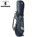 パトリック ゴルフ PATRICK GOLF キャディバッグ [222-612 SS23] CADDIE BAG メンズ・レディース 9型 スタンド NVY 紺 ネイビー系