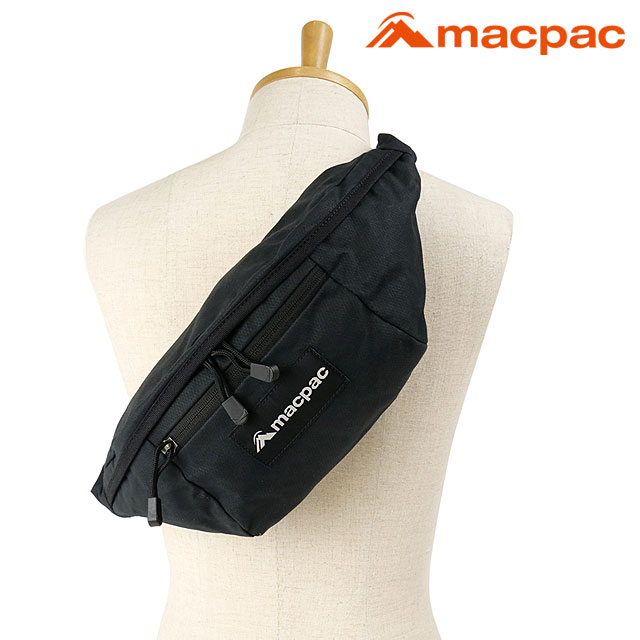 【5/15は楽天カード＆エントリーで最大15倍】マックパック macpac バンバックL MM72305-K SS23 4.5L BUMBAG L メンズ レディース 鞄 ウェストバッグ ボディバッグ アウトドア ブラック