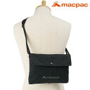 【1/18限定！楽天カード＆エントリーで最大5倍】マックパック macpac トレックミュゼット [MM81911-K SS23] 2.5L TREK MUSETTE メンズ・レディース 鞄 サコッシュバッグ ショルダー アウトドア ブラック【メール便可】