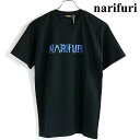 ナリフリ narifuri メンズ クイックドライTシャツ  トップス 半袖 クルーネック BLACK
