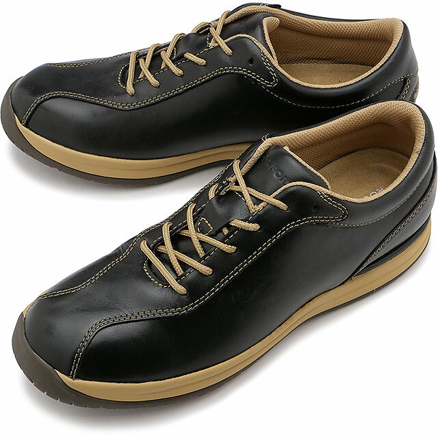 ロックポート ROCKPORT メンズ レザーシューズ オープンロード タコニック  Open Road Taconic スニーカー 革靴 ワイドワイズ ビジネス BLACK BURNISHED 黒 ブラック系