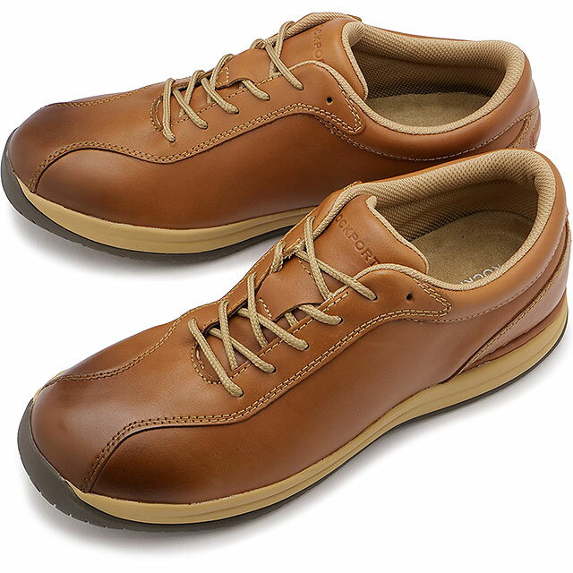 ロックポート ROCKPORT メンズ レザーシューズ オープンロード タコニック  Open Road Taconic スニーカー 革靴 ワイドワイズ ビジネス BRANDY BURNISHED 茶 ブラウン系