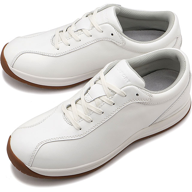 ロックポート ROCKPORT メンズ レザーシューズ オープンロード タコニック  Open Road Taconic スニーカー 革靴 ワイドワイズ ビジネス WHITE LEATHER 白 ホワイト系